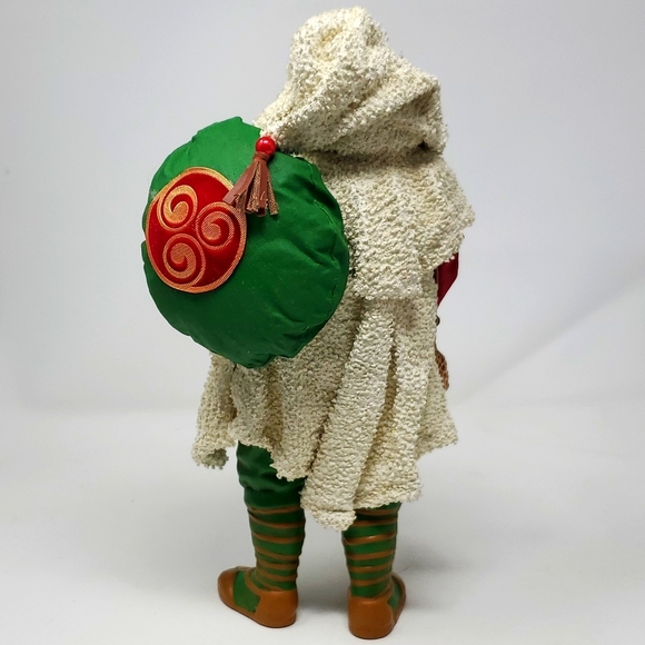 Clothtique Celtic Father Christmas Lyn Fletcher Irish Santa Claus Figurine 1999 - Picture 4 of 8